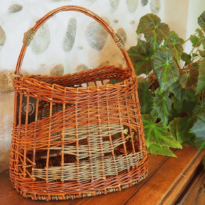 Panier en osier Fantaisie, 25x35x22cm