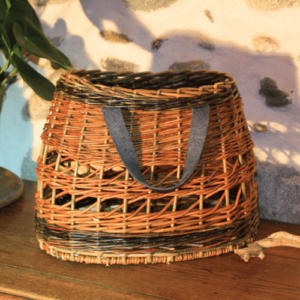 Panier en osier Irlandais, 26x37x23cm